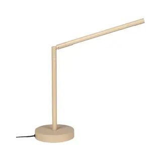Lumidora Tafellamp 75120 - Berdien - Ingebouwd Led - 4.0 Watt - 380 Lumen - 2700 Kelvin - Beige - Metaal - Met Dimmer - ⌀ 13 Cm