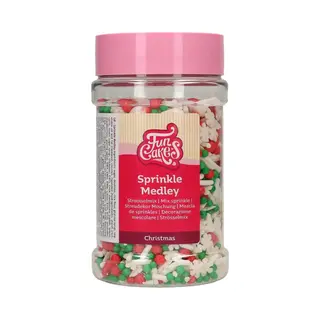 FunCakes Sprinkle Medley - Christmas - 180g - Eetbare Taartdecoratie