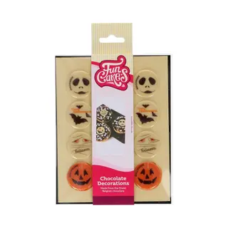 FunCakes Chocolade Decoraties - Halloween - Figuren - Set/12