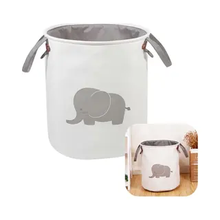 Miro. Miro® Wasmand - Kinder Speelgoed Opbergmand - Babykamer & Kinderkamer - Speelgoedmand - Opvouwbaar - Olifant