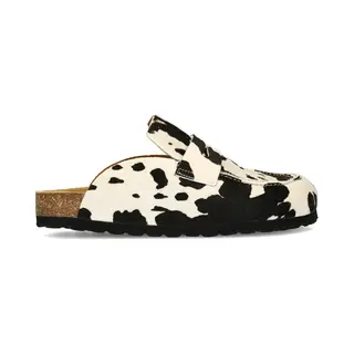 Sacha Cow Print Pony Hair Instappers