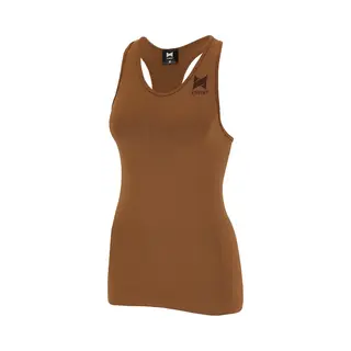 Xtreme Sportswear Sport Singlet Dames Cognac - Fitness Top - Maat M