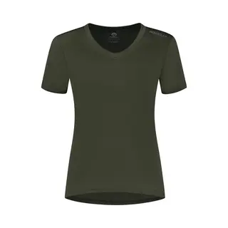 Rogelli Sportshirt Dames Korte Mouwen - Hardloopshirt - Groen - Maat S