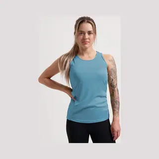 Rogelli Core Hardloop Singlet Dames - Tanktop - Sportshirt Mouwloos - Blauw - Maat L