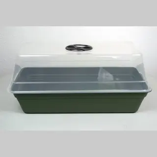 Kweekkas - Kweekhuis - Kweekkas Vensterbank - Moestuinbak - 4, 5 L - Kweekkas Met Transparante Deksel - 19x39x31 Cm - Kweekkasje