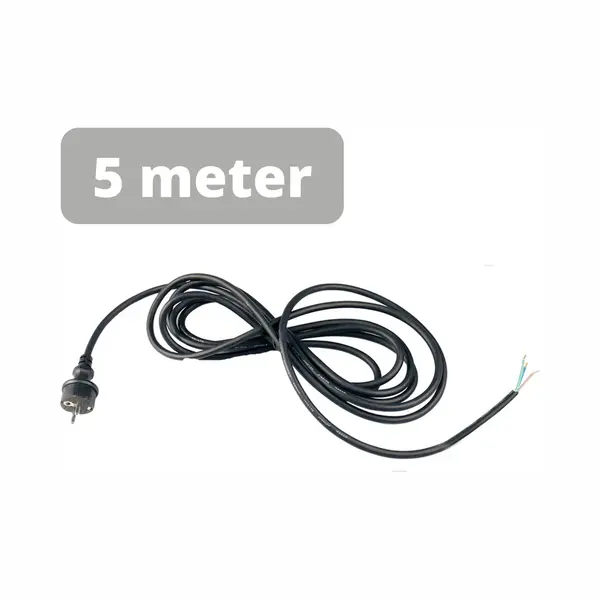 Proventa Universele Buitenkabel 5 Meter Met Eu Plug - H07RN-F 3G1.0 Mm_ Kabel - IP44 thumbnail