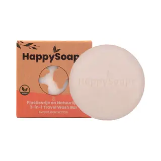 HappySoaps 3-in-1 Travel Wash Bar Sweet Relaxation 40 Gr