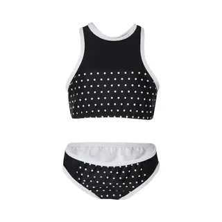 La V Bikini Sport Retro - Zwarte Stippen 140-146