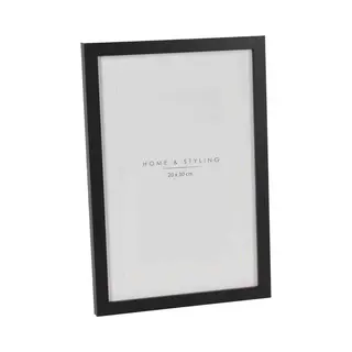 Home & Styling Kunststof Fotolijst Zwart Geschikt Voor Een Foto Van 20 X 30 Cm