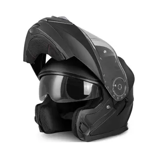 Vinz Santos Klapphelm Mit Sonnenblende | Ece 22.06 & Pinlock Vorbereitet | Motorrad Helm Integralhelm | Motorradhelm Klappbar | In Gr. Xs-Xxl - Matt