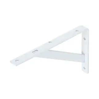 Wovar Plankdrager Wit Metaal 12, 5 X 20 Cm | Per Stuk