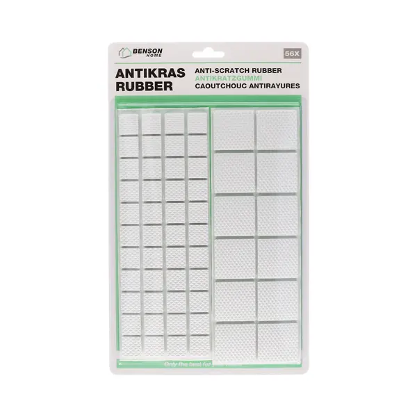 Benson Antikras Rubber - Wit - 112x Delig - Meubelviltjes - Diverse Formaten thumbnail