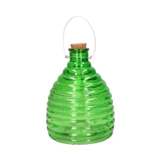 Svenska Living Wespenval - Groen - 21 Cm - Glas - Wespenvanger - Wespenglas - Insectenvangers/insectenvallen - Wespen Pot