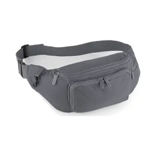Quadra Heuptasje/buideltasje Voor Volwassenen - 37 X 15 Cm - Grijs- Fanny Pack - Voor Op Reis/onderweg