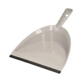Buemag Vuilblik - Met Lip - Kunststof - 25 X 20 Cm - Grijs - Stofblik