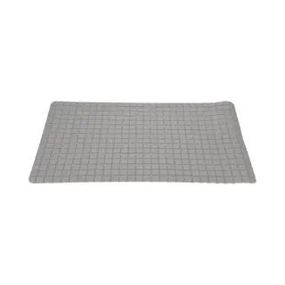 Excellent Houseware Anti-slip Badmat Lichtgrijs 69 X 39 Cm Rechthoekig - Badkuip Mat - Grip Mat Voor In Douche Of Bad