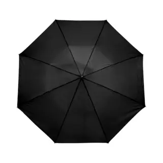 Kleine Opvouwbare/inklapbare Zak Paraplu Van 35 Cm - Zwart - Dia 93 Cm - Regenbescherming - Pocket Model
