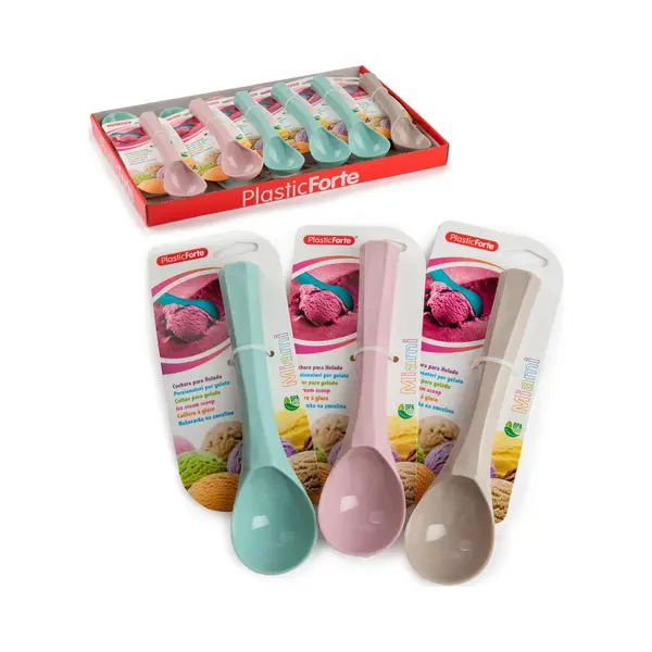 Plasticforte IJsschep - Roze - 24 Cm - Ijsboltang - Kunststof - Ijstang thumbnail