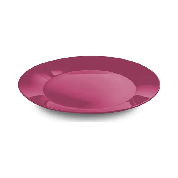 Hega Hogar Ontbijtbordjes - 3x St - Roze - 21 Cm - Hard Kunststof - Dinerborden - Camping Bordjes - Outdoor Servies Picknick/verjaardag thumbnail