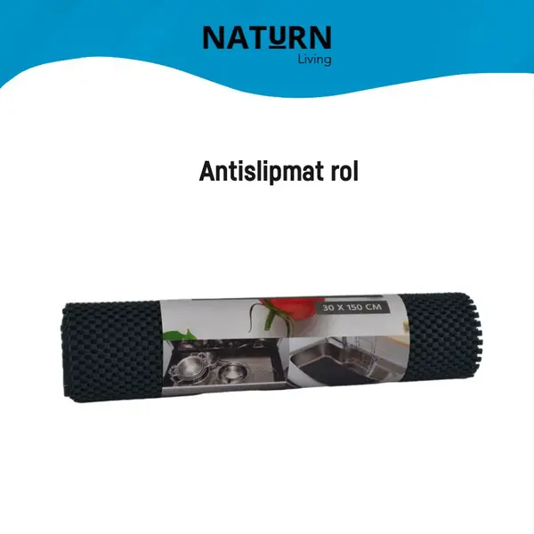 Naturn Living Antislipmat Rol | 150 X 30 Cm | Multifunctionele Antislipmatten | Grijs thumbnail