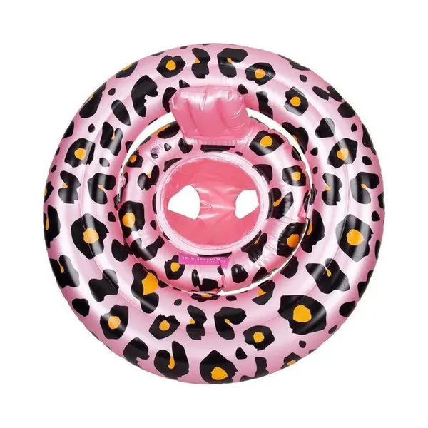 Swim Essentials Baby Float - Panterprint Rose - Zwemtrainer thumbnail