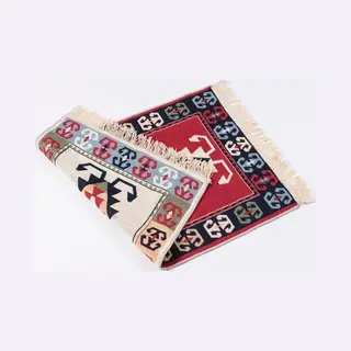 De Groen Home Kelim Vloerkleed 80x150 Cm - Keukenloper - Eli Belinde -Keukenloper - Loper Kilim Tapijt - Rug- Machinewasbaar