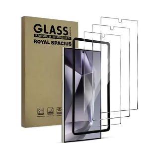 Royal Spacius 3 Stuks Screenprotector Geschikt Voor Samsung Galaxy S24 Ultra - Met Uitlijn Tool - Gehard Beschermglas - Tempered Glass Screen Cover