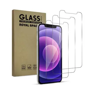 Royal Spacius 3 Stuks Screenprotector Geschikt Voor IPhone 12 / 12 Pro - Gehard Beschermglas - Tempered Glass Screen Cover