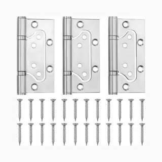 Scharnier - Rvs Geborsteld - Rvs - Kos Design - Kos Design Freesvrije Scharnieren Rvs (set A 3 Stuks)