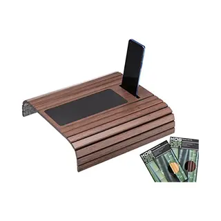 Kos Design Bambus Sofatablett Für Die Armlehne- Anti-Rutsch, Flexibler Sofatisch Für Alle Armlehnen- Langlebiger Couchtisch Mit Einem Eleganten Design,