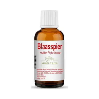 Herbes D'elixir Blaasspier Tinctuur - 100 Ml - 1 Fles - Ondersteunt De Blaasspier