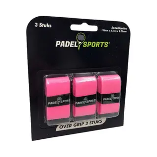 Overgrip - Grip - Griptape - Padel - Overgrip Tennis - Overgrip Padel - Racketaccessoires - Roze - 3 Stuks - Padel Sports