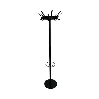 Brasq Kapstok London CS300 - Zwart - Staal - Kapstok Staand - 181 Cm - Modern