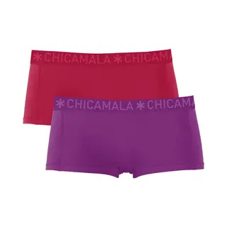 Muchachomalo Chicamala – Boxershort Meisjes – 2 Pack – Normale Lengte – Onderbroek Meisjes – Lingerie – Ondergoed – Kleding – 95% Katoen –