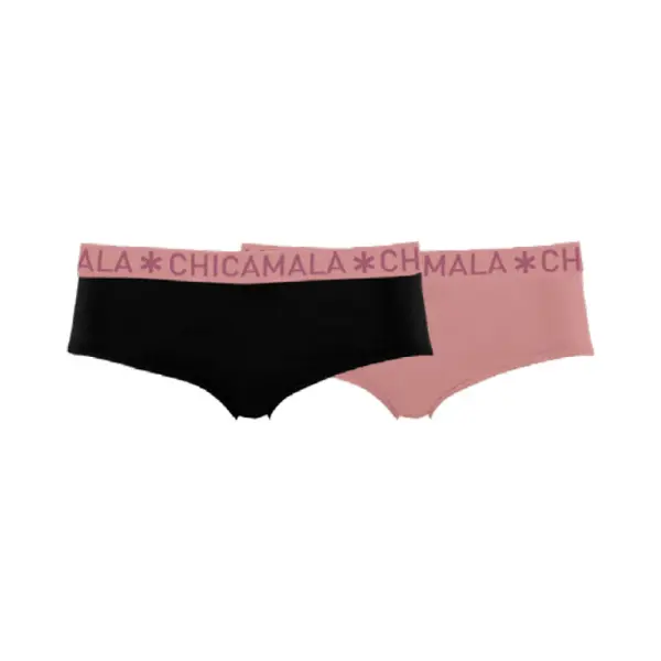 Muchachomalo Chicamala – Dames Briefs – 2 Pack - Normale Lengte – Onderbroeken Dames – Lingerie - Hipster – Ondergoed – Kleding - 95% Katoen – thumbnail