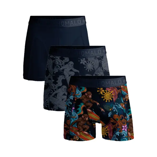 Muchachomalo – Boxershorts Boys – 3 Pack – Jongens Ondergoed – 95% Katoen – Maat 104 thumbnail