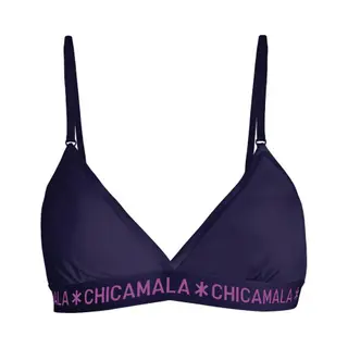 Muchachomalo Chicamala - Bh - Bh Zonder Beugel - Triangle Top - Dames Ondergoed - Lingerie - 95% Katoen - Verstelbare Bh Dames - Dameskleding - Uitneembare Vulling