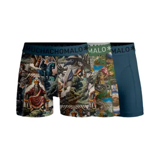 Muchachomalo – Boxershorts Boys – 3 Pack – Jongens Ondergoed – 95% Katoen – Maat 122/128