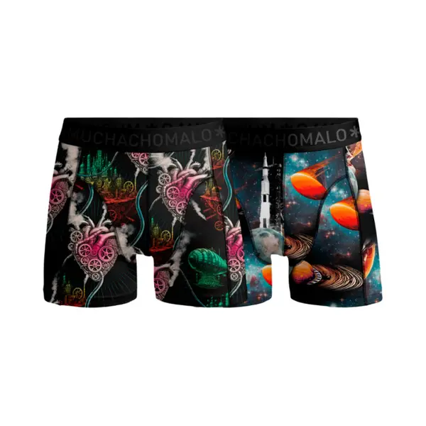 Muchachomalo – Boxershorts Boys – 2 Pack – Jongens Ondergoed – 95% Katoen – Maat 158/164 thumbnail