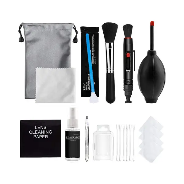 Yono Camera Schoonmaakset 43in1 - Cleaning Kit - Reinigingsset - Blaasbalg - Lenspen - Fotografie Accessoires thumbnail