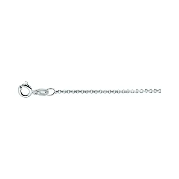 Yo&No - Ketting - Zilver - Anker - Rond - 1.2mm - 42cm - Sieraden Vrouw - Heren - Gerhodineerd - 925 Zilver thumbnail