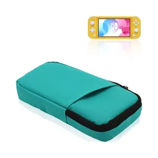 Dobe Slanke Draagtas Geschikt Voor Nintendo Switch Lite - Opbergtas / Koffer / Tas / Hoes Geschikt Voor Switch Lite - Turqouise