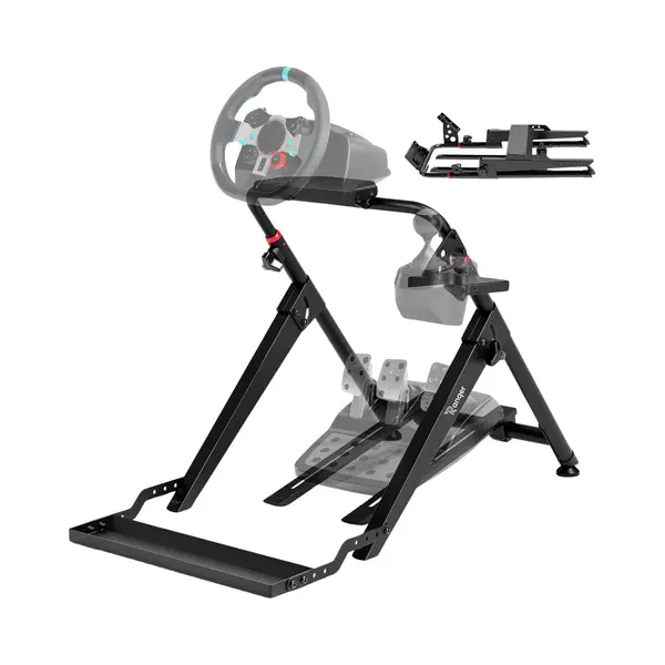 Ranqer Wheel Stand Pro - Racestuur Standaard - Race Cockpit - Inklapbaar - Verstelbaar - Geschikt Voor, Logitech, Thrustmaster, Fanatec thumbnail