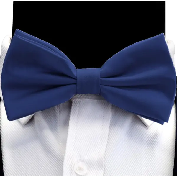 Sorprese Vlinderdas - 100% Zijden - Royal Blue - Luxe En Chique Vlinderstrik - Volwassenen - Waterafstotend - Cadeau thumbnail