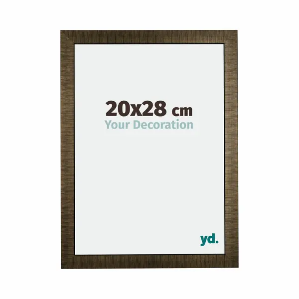 Your Decoration Fotokader 20x28 Cm - Champagne Geborsteld - Hout - Leeds thumbnail