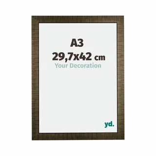 Your Decoration Fotokader A3 - 29, 7x42 Cm - Champagne Geborsteld - Hout - Leeds