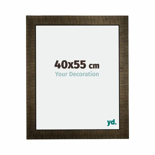 Your Decoration Fotokader 40x55 Cm - Champagne Geborsteld - Hout - Leeds thumbnail