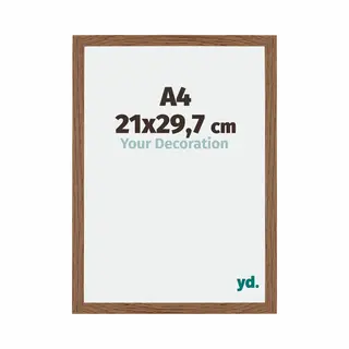 Your Decoration Fotokader A4 - 21x29, 7 Cm - Eiken Rustiek - Mdf - Mura