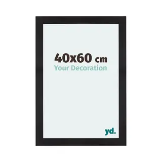 Your Decoration Fotokader 40x60 Cm - Zwart Houtnerf - Mdf - Mura