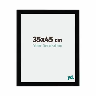 Your Decoration Fotokader 35x45 Cm - Zwart Hoogglans - Mdf - Mura